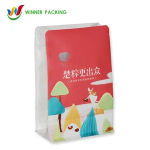 Bán Buôn Túi Polythene Có Khóa Kéo Đựng Bột Snack Dạng Hạt Cấp Thực Phẩm Bằng Nhựa Nhiều Lớp Có Đáy Phẳng