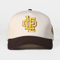 Gorra de Béisbol Personalizada de 5 Paneles de Algodón de Alta Calidad para Hombre, Gorras de Dos Tonos, Logotipo Bordado, Gorra de Béisbol Curva para Mujer, Primavera/Verano, para Actividades al Aire Libre