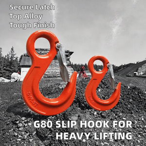 הוק g80 עם latch בטיחות עבור הרמת תעשייה כבדה ויישומי כרייה - Product Image 4