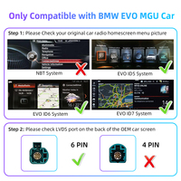 Module de mise à niveau CarPlay Rhythm, ajoute CarPlay sans fil, Android Auto, carte en direct, navigation en ligne, écran d'usine pour BMW EVO MGU