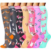 Chaussettes de compression de sport idéales pour le football et les infirmières