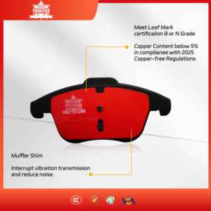 Plaquettes de frein de voiture pour MG ZS Changan Uni-K GAC GS4 GWM Tank 500 Chery Tiggo 7 Universal Aftermarket Parts - Product Image 2