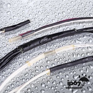Manchon thermorétractable DINGYUAN 4:1 à double paroi en polyoléfine ignifuge pour l'automobile, avec ligne adhésive - Product Image 5