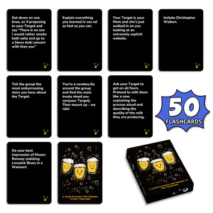 <span class=keywords><strong>Jeu</strong></span> <span class=keywords><strong>de</strong></span> cartes interactif en papier personnalisable <span class=keywords><strong>de</strong></span> 50 pièces pour les fêtes - <span class=keywords><strong>Jeu</strong></span> <span class=keywords><strong>de</strong></span> table essentiel pour les soirées avec un design <span class=keywords><strong>de</strong></span> <span class=keywords><strong>personnes</strong></span> qui rient - Product Image 2