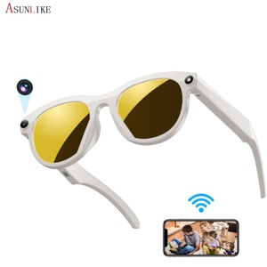 Lunettes Intelligentes M88 : Contrôle Tactile <span class=keywords><strong>et</strong></span> par Boutons, Monture PC Écologique, Reconnaissance d'Image IA de Pointe, Traduction Simultanée, <span class=keywords><strong>Photo</strong></span> - Product Image 4