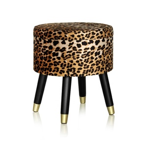 <span class=keywords><strong>Tabouret</strong></span> de rangement rond en motif léopard, support <span class=keywords><strong>pour</strong></span> <span class=keywords><strong>coiffeuse</strong></span>, nouveau design ins, - Product Image 2