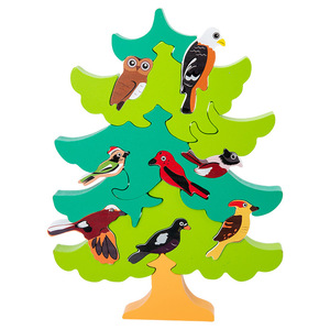 Bloques <span class=keywords><strong>de</strong></span> construcción educativos <span class=keywords><strong>de</strong></span> <span class=keywords><strong>madera</strong></span> en forma <span class=keywords><strong>de</strong></span> animal para niños EN71 Certificado Colorido Apilamiento y características <span class=keywords><strong>de</strong></span> equilibrio para juegos Juguetes - Product Image 6