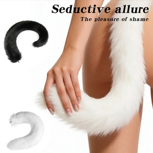 Plug anal en silicone liquide avec queue de renard détachable, jouet sexuel pour adultes - Product Image 2