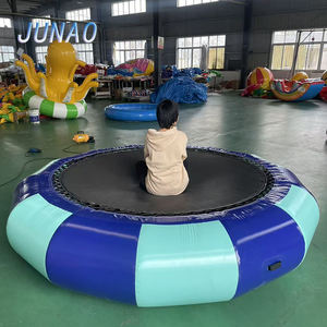 Parc aquatique gonflable, <span class=keywords><strong>piscine</strong></span> à balles océaniques, balançoire, château gonflable, <span class=keywords><strong>piscine</strong></span>, objets flottants, roues à vent, marque JUNAO, 12 mois - Product Image 3