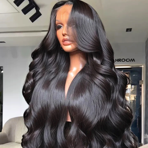 批发巴西头发透明全蕾丝假发，原始角质层对齐人发全蕾丝假发 - Product Image 1