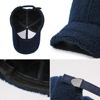 Gorra de Béisbol Personalizada con Logotipo, de Piel Sintética, Estilo Vintage, Color Puro, para Unisex, para Exteriores, Cálida, Informal, Ajustable