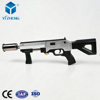 YIZHENG Nouvelle torche à gaz butane rechargeable coupe-vent pour le camping en plein air, briquet à cigare en métal haute puissance, pistolet à flamme