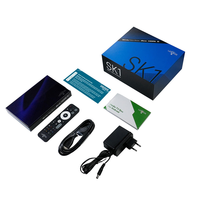 Boîtier TV intelligent SK1 8K, lecteur multimédia Amlogic S928X-K, 4 Go 128 Go, WiFi 6, BT5.2, OS 11, décodeur de streaming Ultra HD