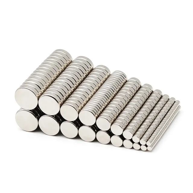 Custom N35 N52 Strong Magnet Ndfeb Mini Thin Magnets D1x1mm 2x2mm 3x3mm 6x1mm 10x2mm Small Round Disc Cylinder Neodymium Magnet