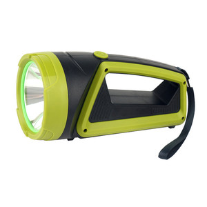 Lampe de poche LED rechargeable portable, lampe de camping haute intensité avec interrupteur tactile, corps en plastique - Product Image 1