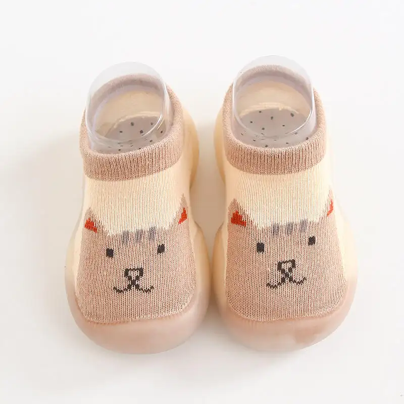 Offre Spéciale bébé nouveau-né apprendre la marche pied protecteur coton enfant anti-dérapant bébé chaussette chaussures