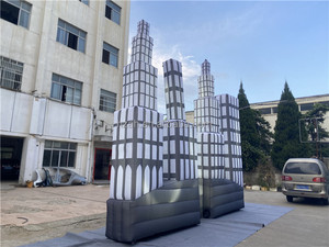 Structure de bâtiment gonflable de maison gonflable géante pour la publicité commerciale - Product Image 6