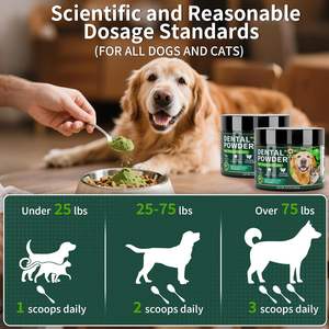 Probiótico en Polvo para Mascotas ODM/OEM, Suplemento para la Salud Digestiva de Perros y Gatos, Favorece la Salud Dental - Product Image 4