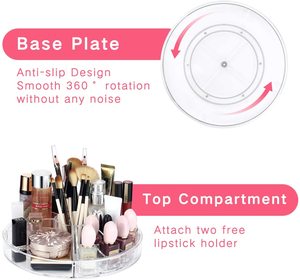 Kệ Trang Điểm Xoay 360 Độ, Kệ Trưng Bày Phấn Mắt Mac, Mỹ Phẩm Chăm Sóc Da Bằng <span class=keywords><strong>Acrylic</strong></span> - Product Image 3