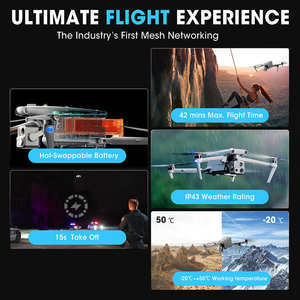 Autel Robotics EVO Max 4T Thermal UAV Professionnel PRO Drone Quadricoptère longue portée 20KM avec caméra 8K - Product Image 5