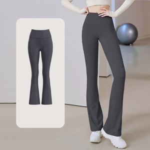 Women's Flared Workout <b>Leggings</b> Sculpting High Waist Yoga Pants for <b>Slimming</b> & Shaping - Product Image 4