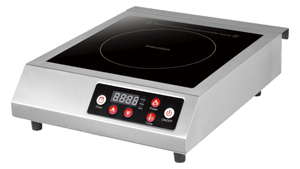 Cuisinière à induction commerciale 3500W, corps en acier inoxydable, commande par bouton, brûleur unique, cuisinière à induction professionnelle - Product Image 3