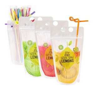 Sacchetto per Bevande da 400ml Personalizzato, Opaco, <span class=keywords><strong>Richiudibile</strong></span>, Colorato, Autoportante, per Conservazione Alimenti, con Chiusura a Zip - Product Image 2