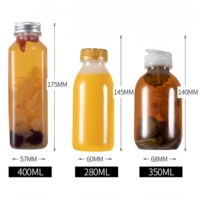 Bouteille alimentaire en PP résistante aux hautes températures, compatible vapeur, pour jus, crème Poria, thé au lait, boissons chaudes