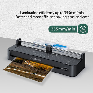 Máquina de laminación multifunción <span class=keywords><strong>A4</strong></span>, cortador y Wth punzón de papel, venta directa - Product Image 4