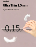 Rutschfeste Dicke Pilates-Yogamatte mit Eigenem Logo aus Thermoplastischem Elastomer-Material 5mm Extra-Groß Heim-Fitness Fabrik Niedrigpreis