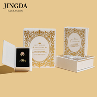 Scatola Regalo Magnetica Premium a Forma di Libro con Coperchio Ribaltabile, Confezione per Gioielli e Accessori