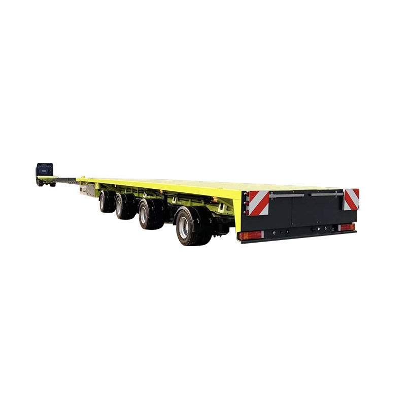 Specialized Wind Turbine Blade Transport Trailer Hydraulic Steering Adjustable Support System for Onshore Wind Farm Project