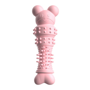 Jouet pour chien anti-stress à mâcher et à gratter, motif empreinte de dessin animé, résistant aux morsures, couineur, pour l'entraînement des animaux de compagnie, en caoutchouc durable - Product Image 5