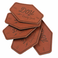 Prix d'usine Logo de marque personnalisé coudre sur des patchs en cuir véritable pour jeans