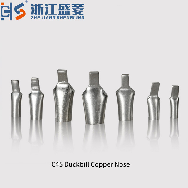 C45 Industrial Duckbill Copper Nose with Nickel-Plated Contacts Screw Connection 8-Pole 11-20 Contacts 800A Max Continuous Amp
