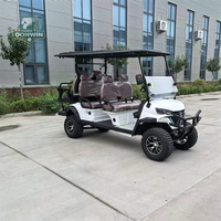 Voiturette de golf électrique 4 places haute performance avec sièges en cuir disponibles