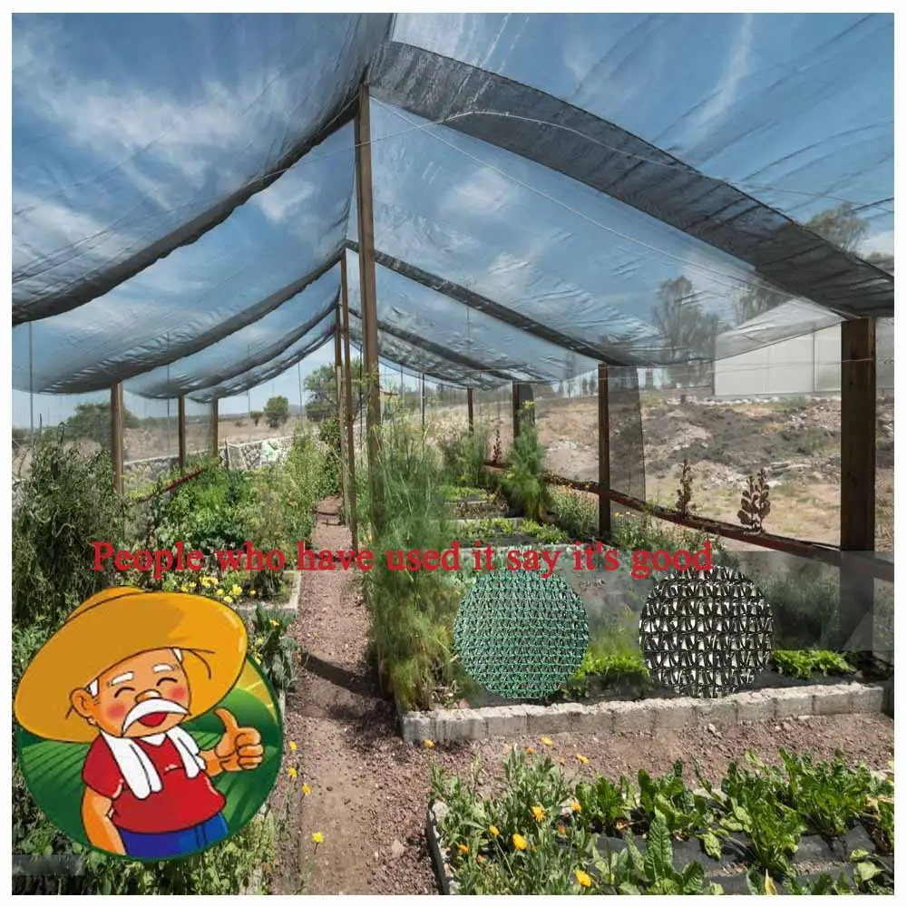 Serra agri giardino impermeabile hdpe anti-uv ombreggiatura di plastica parasole maglia parasole tessuto netto per agricoltura casa verde