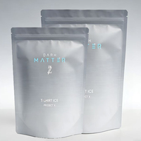 Sachets refermables en aluminium mat imprimés sur mesure pour vêtements et articles vestimentaires