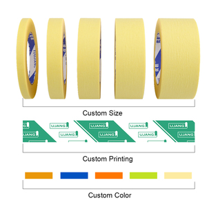 Nastro Adesivo Giallo UJANG ad Alta Adesione Senza Residui per Pittura, Decorazione, Fai-da-Te, Artigianato, Mascheratura Auto - Product Image 5