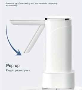 Pompe à eau électrique portable 3-10 gallons, distributeur d'eau automatique avec grand écran LED, pompe à eau rechargeable par USB - Product Image 3