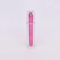 Personnalisation emballage acrylique carré bouteille Premium double parois bouteille en plastique transparent anti-âge visage bouteille cosmétique luxe