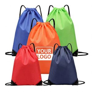 Best Selling Custom Polyester <b>Drawstring</b> <b>Backpack</b> Bag Gym Sports Draw String Bags Sport <b>Drawstring</b> Bag - Product Image 3