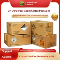 Emballage pour marchandises dangereuses, super-résistant à l'eau et aux produits chimiques, pour transport logistique, adapté aux cartons de certification pour avions.