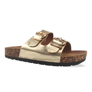 Piattaforma estiva comodi sandali casual da esterno <span class=keywords><strong>con</strong></span> bottone doppio cinturino leggero ampio <span class=keywords><strong>con</strong></span> <span class=keywords><strong>suola</strong></span> <span class=keywords><strong>in</strong></span> <span class=keywords><strong>sughero</strong></span> Slide donna pantofola - Product Image 3