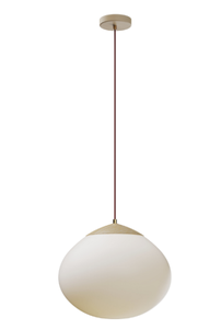 Candelabro de madera moderno con iluminación <span class=keywords><strong>indirecta</strong></span> Lámpara de cristal de leche colgante individual para instalación colgante de oficina en casa - Product Image 3