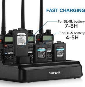 Cargador Rápido de Seis Puertos para Walkie Talkie UV5R, Baterías y Fuentes de Alimentación, Placas de Carga para Radio Baofeng <span class=keywords><strong>UV</strong></span>-5R <span class=keywords><strong>UV</strong></span>-5RE <span class=keywords><strong>UV</strong></span>-<span class=keywords><strong>5RA</strong></span> - Product Image 4