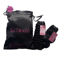 Ensemble d'Emballages Perruques et Extensions Cheveux Personnalisés avec LOGO: Boîte à Perruque, Pochette Zippée en Satin, Brosse à Bords, Bonnet Perruque HD – Faible MOQ