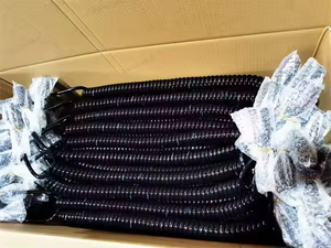 7 p 24v ट्रेलर सुज़ी लीड कॉइल केबल एन टाइप फ्लेक्स इलेक्ट्रिक 7 पिन पोल सर्पिल कर्ली केबल अर्ध ट्रक वोल्वो के लिए प्लास्टिक प्लग के साथ - Product Image 5