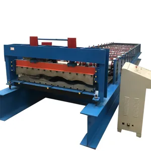Hydraulic Station Auto Carriage Iron Plate Car Board Cold Rolling Steel Forming Machine