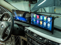Écran LCD double 32 pouces pour tableau de bord avec autoradio Android multimédia Carplay pour BMW X5 F15 NBT 2014-2016